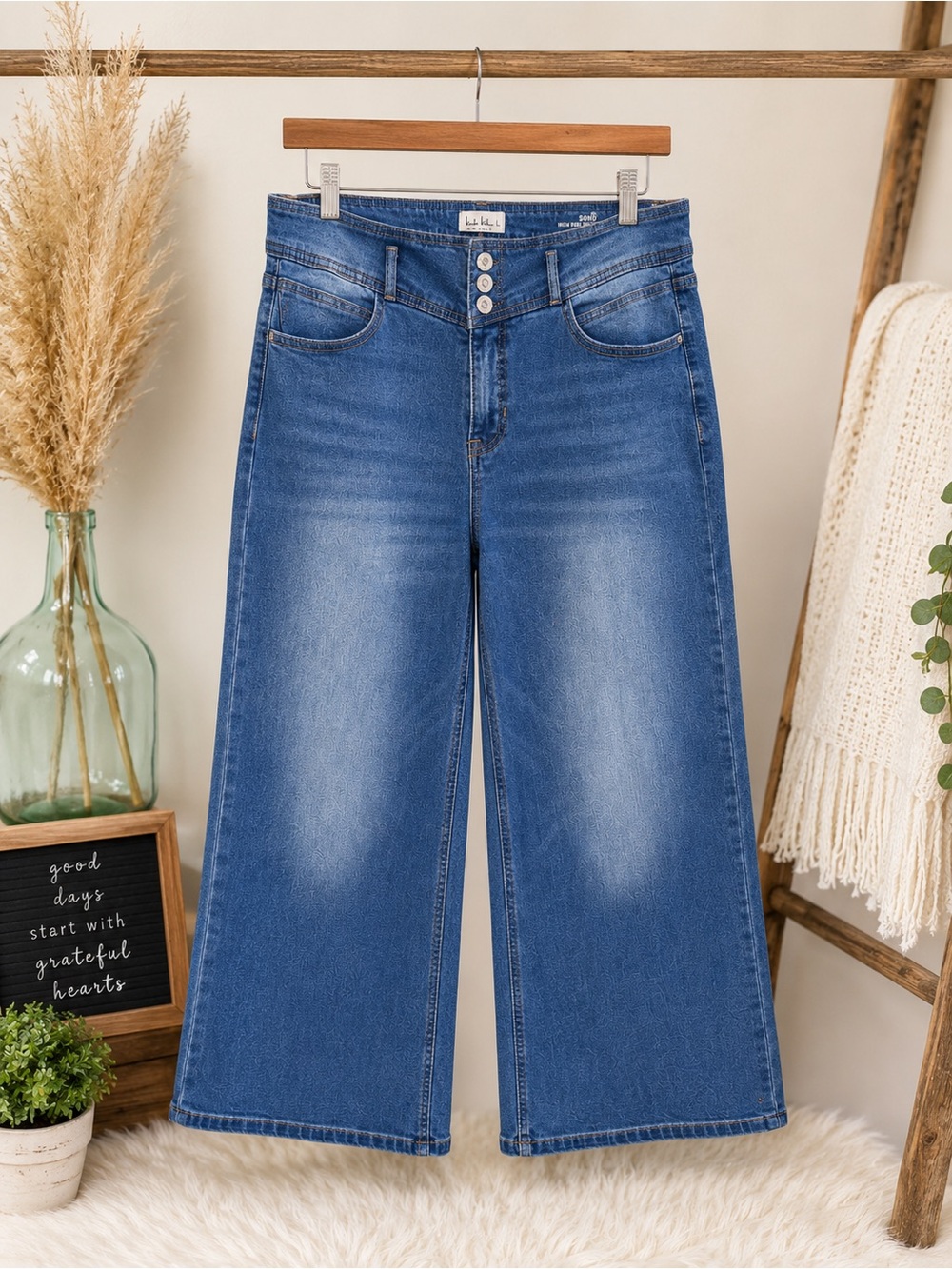Nicole Miller New York SOHO High Rise Wide Leg Crop Jeans – Women’s-Size 10/31